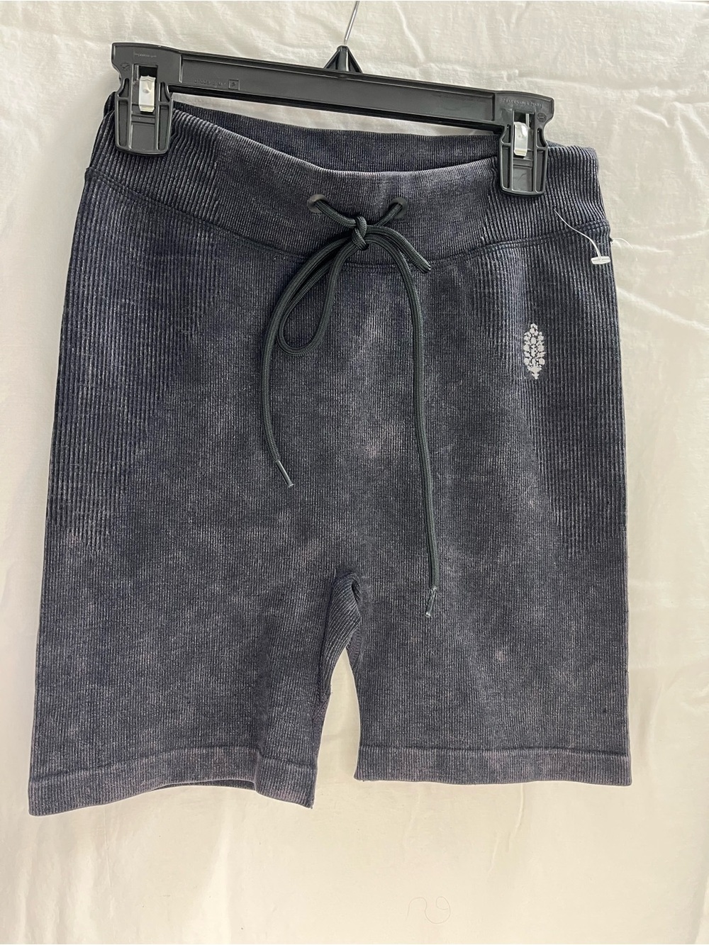 FP Movement by Free People Washed Gray Ribbed Bike Shorts. NWOT. Sz. X-small